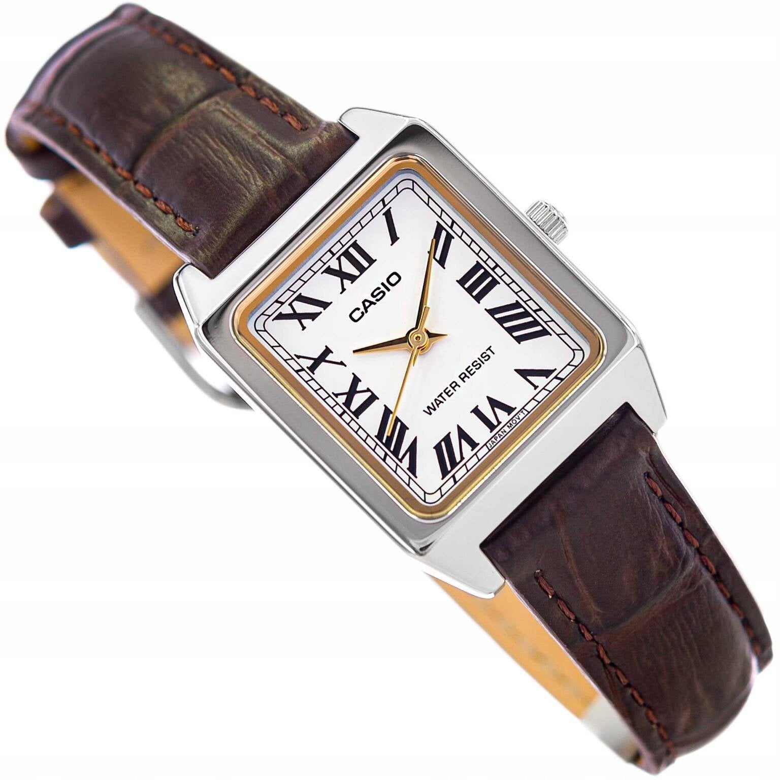 WOMEN'S WATCH CASIO LTP-B150L-7B2EF CLASSIC RECTANGULAR ON RETRO STRAP