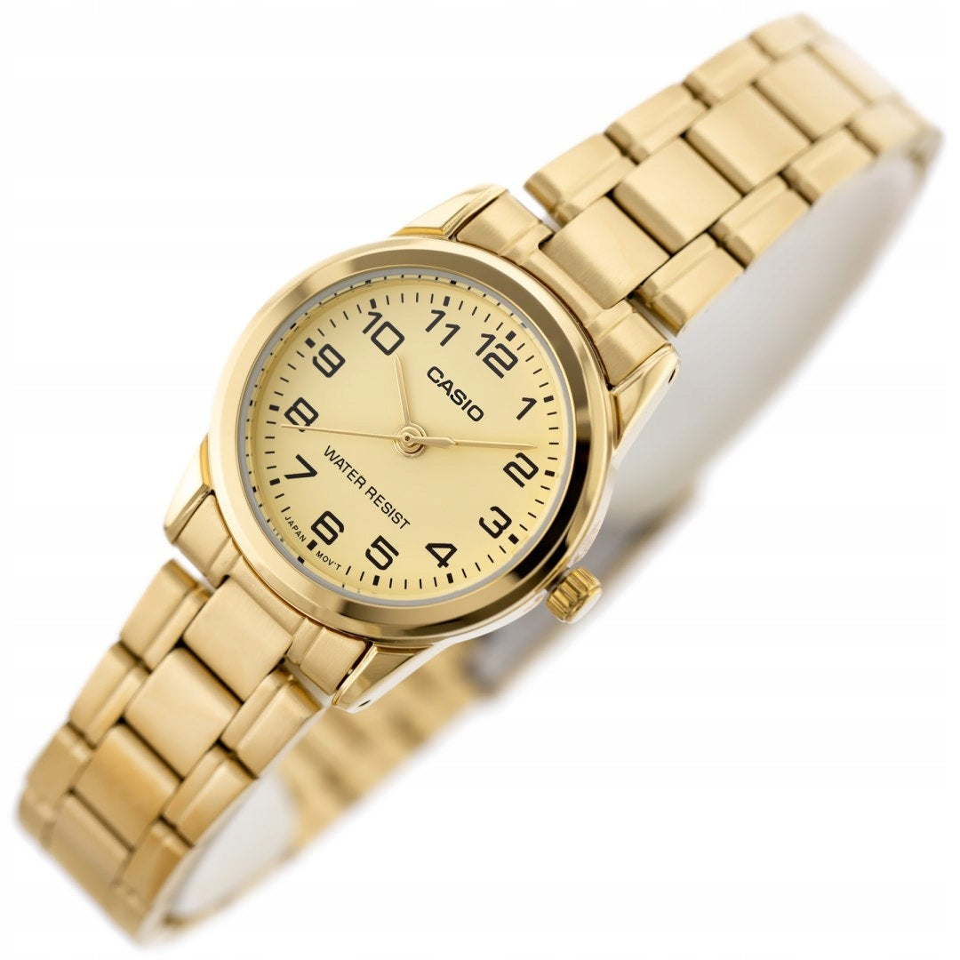WOMEN'S WATCH CASIO LTP-V001G-9B (zd589c) + Casio BOX Packaging status original