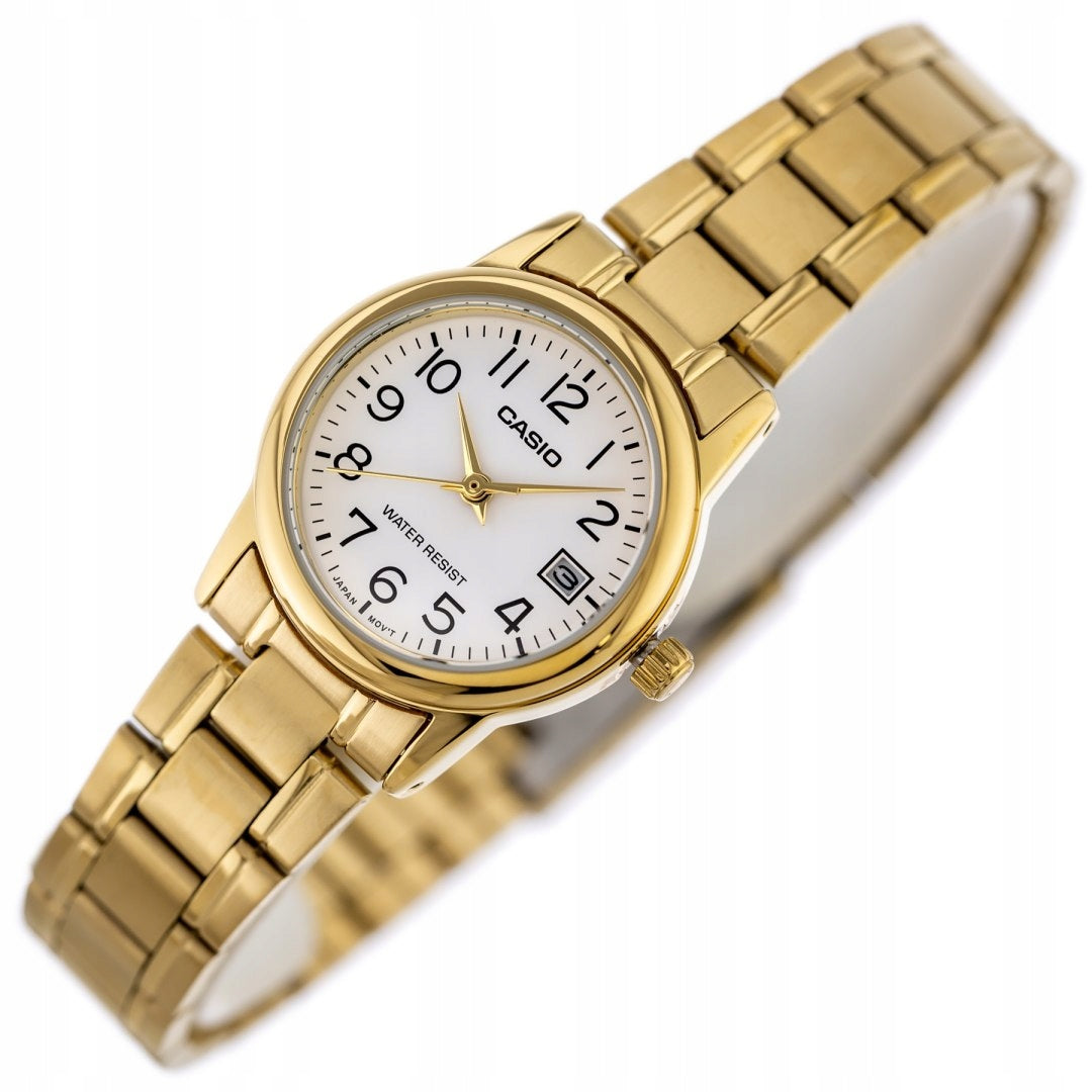 WOMEN'S WATCH CASIO LTP-V002G-7B2UDF (zd587g) + BOX Casio Packaging status original