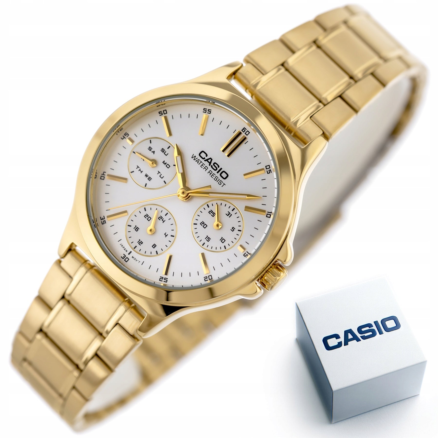 WOMEN'S WATCH CASIO LTP-V300G-7A (zd566b) + BOX