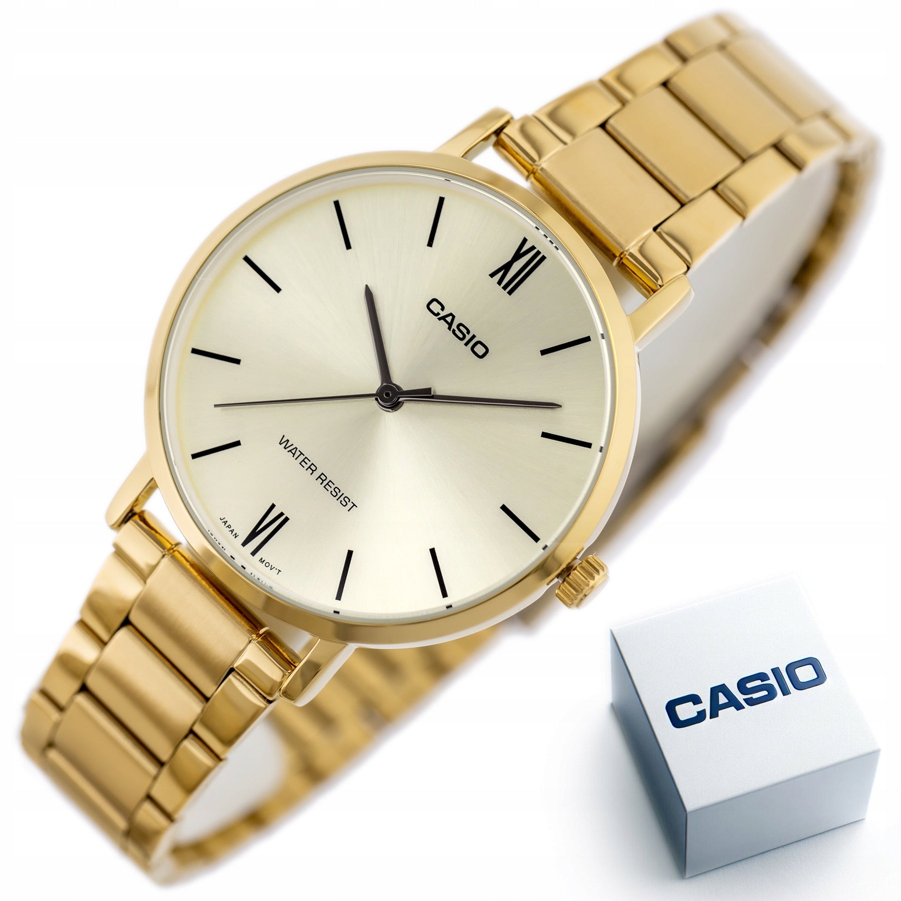 WOMEN'S WATCH CASIO LTP-VT01G-9B + BOX (zd613h)