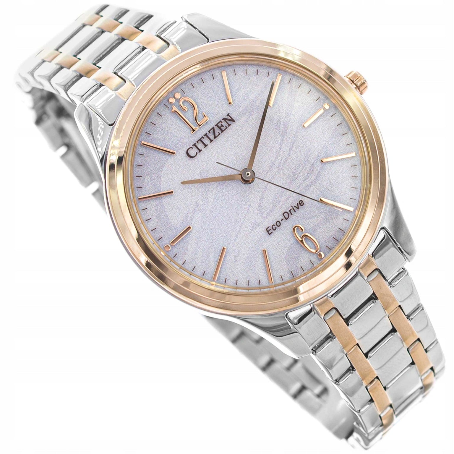 WOMEN'S WATCH CITIZEN EM0416-78A SILVER-GOLD ELEGANCE CASUAL SOALRNY