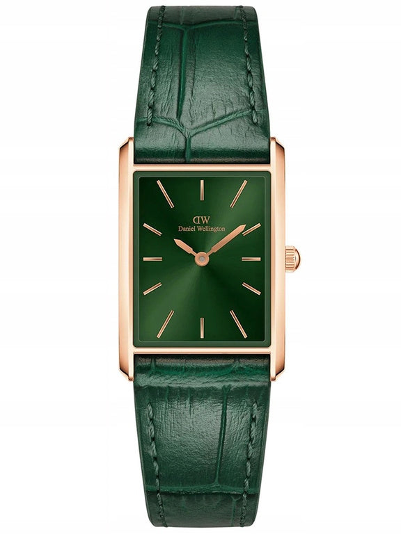 WOMEN'S WATCH DANIEL WELLINGTON Bound Crocodile Emerald Rose Gold 22mm