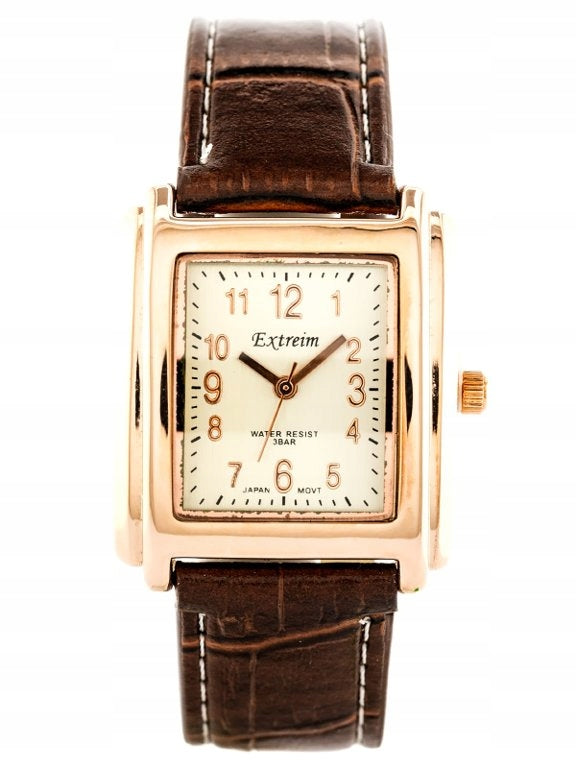 WOMEN'S WATCH EXTREIM EXT-Y019A-4A Brown leather strap