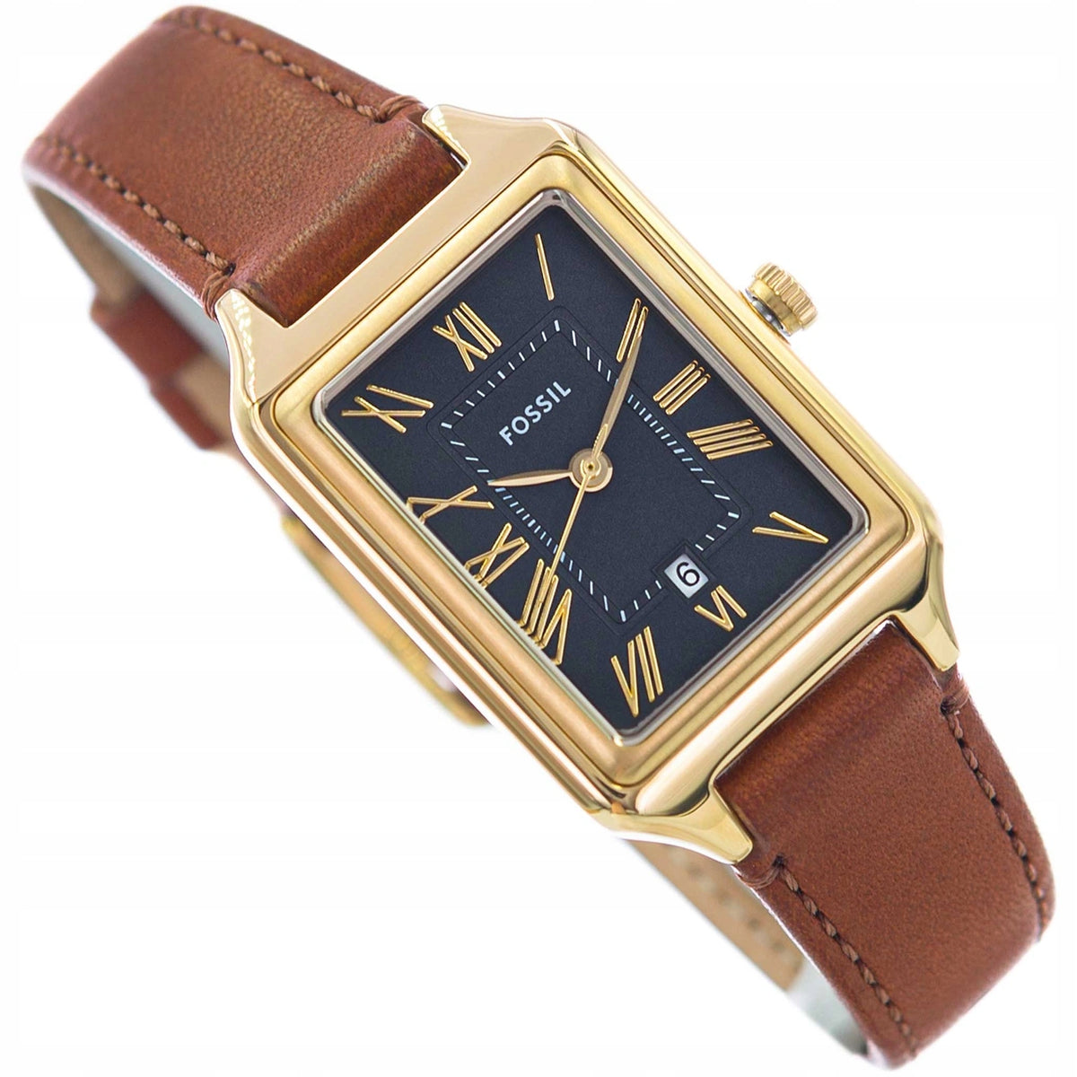 WOMEN'S WATCH FOSSIL ES5303 RAQUEL BROWN ON STRAP ELEGANT