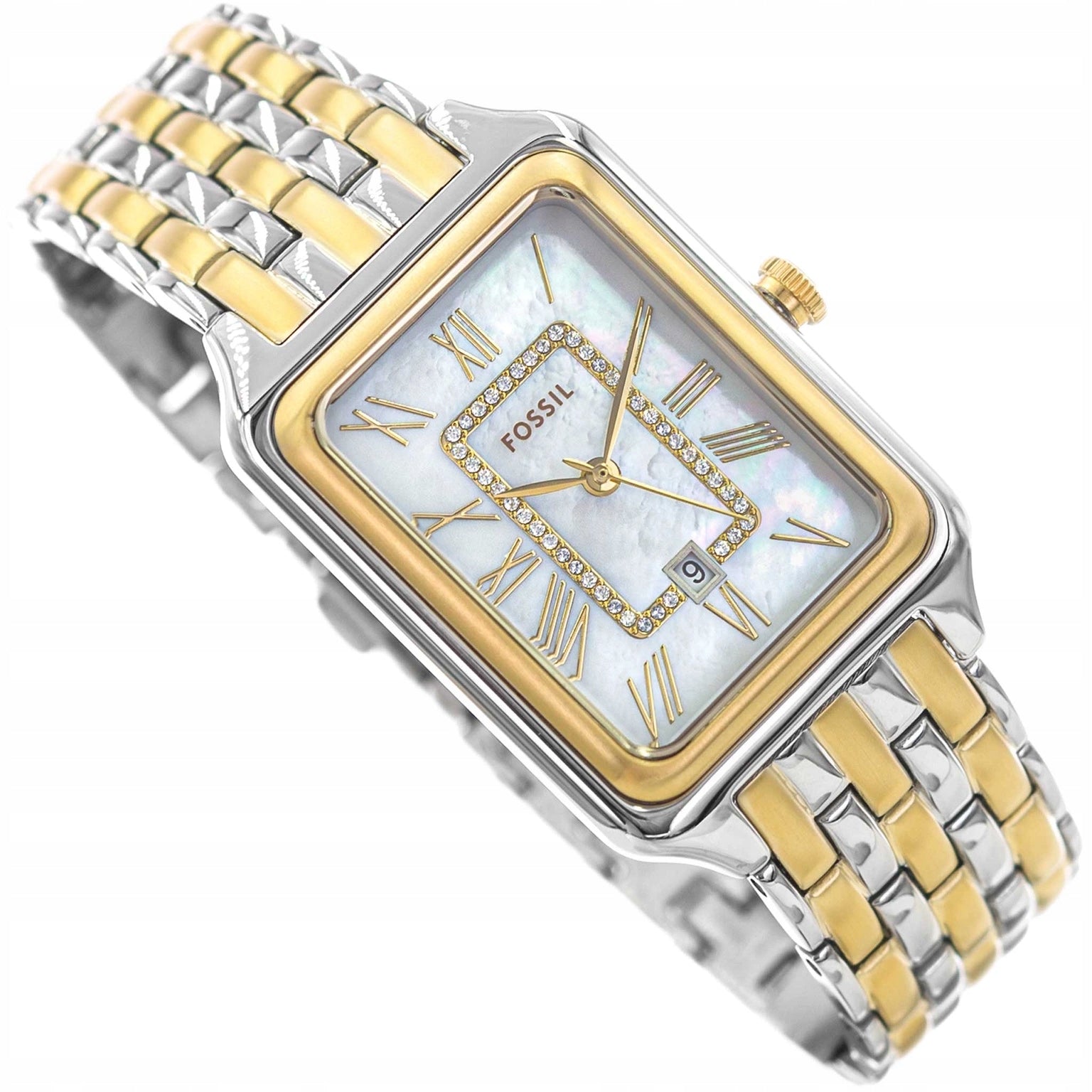 WOMEN'S WATCH FOSSIL ES5305 RAQUEL WITH CRYSTALS FOR BRACELET