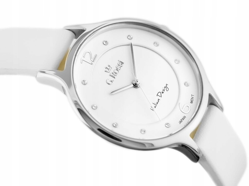 WOMEN'S WATCH G. ROSSI - 10411A-3C1 ON STRAP + BOX + ENGRAVING Batteries included yes
