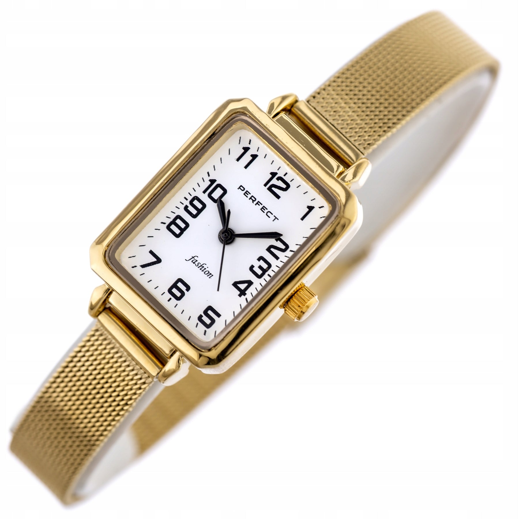 WOMEN'S WATCH Gold bracelet rectangular dial PERFECT F112-02 + BOX Product weight with unit packaging 0.1 kg