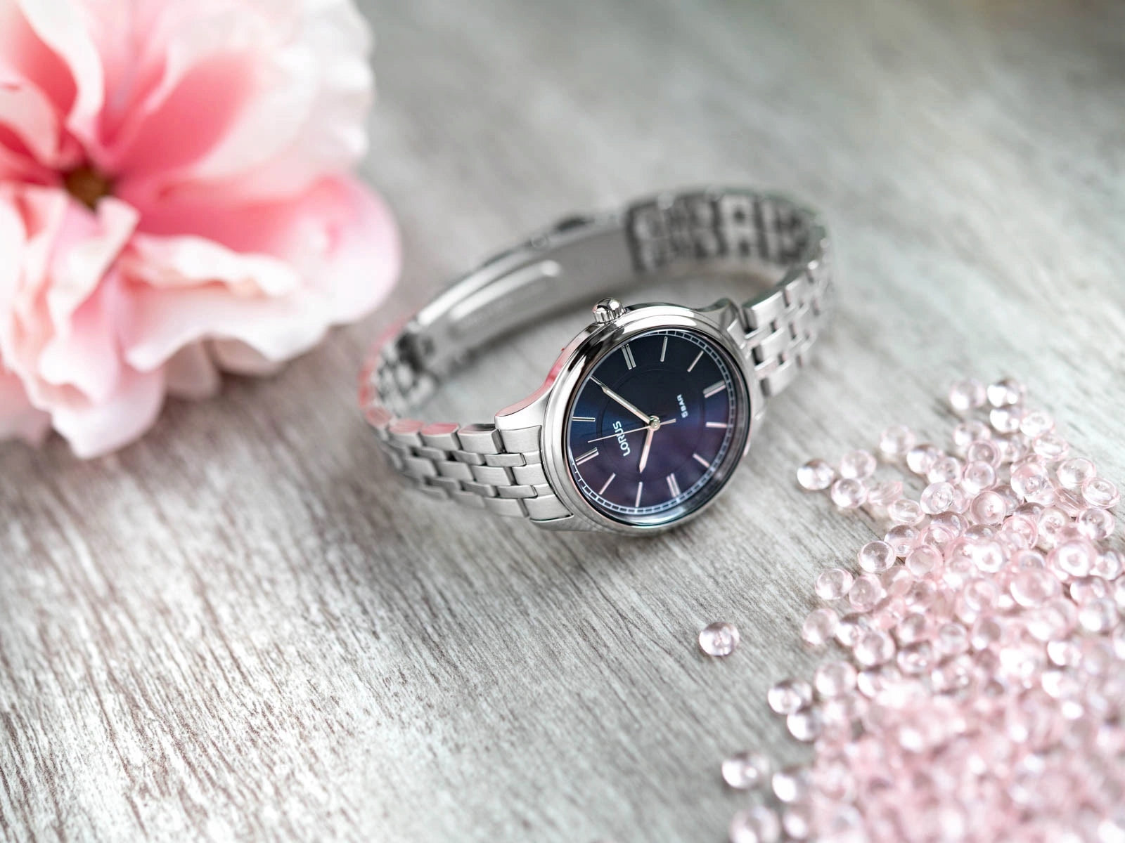 WOMEN'S WATCH LORUS RG205VX9 ELEGANT ON BRACELET + BOX Batteries included yes