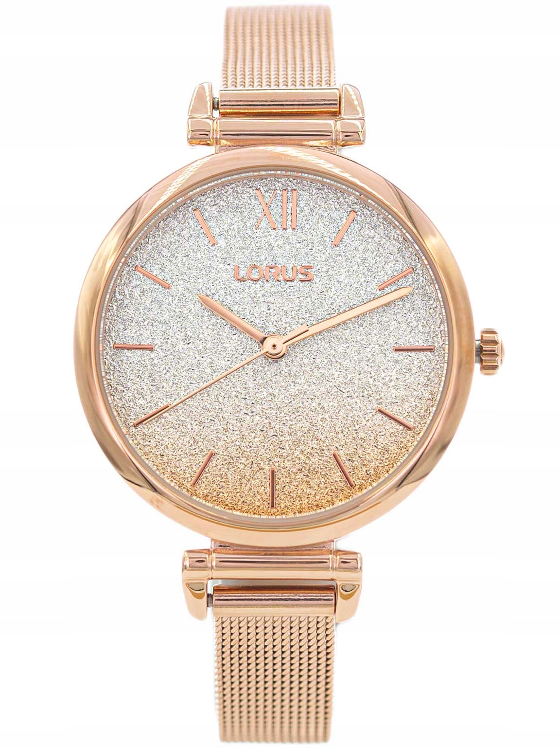 WOMEN'S WATCH LORUS RG232QX5 ELEGANT GLITTER MESH BRACELET Brand Lorus