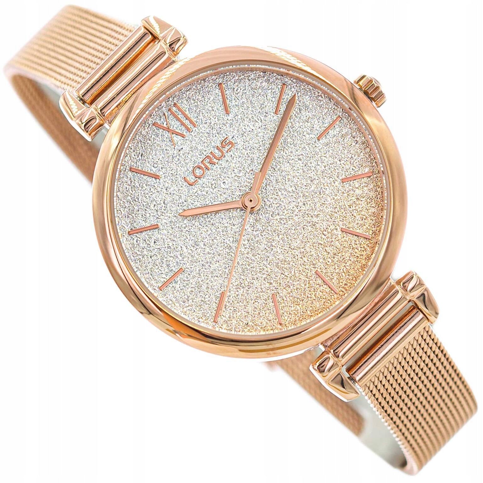 WOMEN'S WATCH LORUS RG232QX5 ELEGANT GLITTER MESH BRACELET
