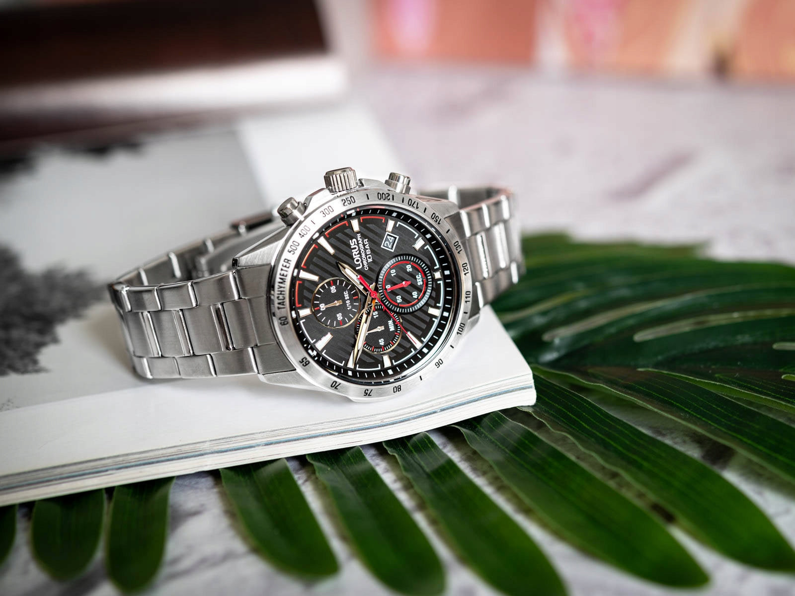 WOMEN'S WATCH LORUS RM391HX9 ELEGANT BRACELET CHRONOGRAPH DATE 100M Packaging status original