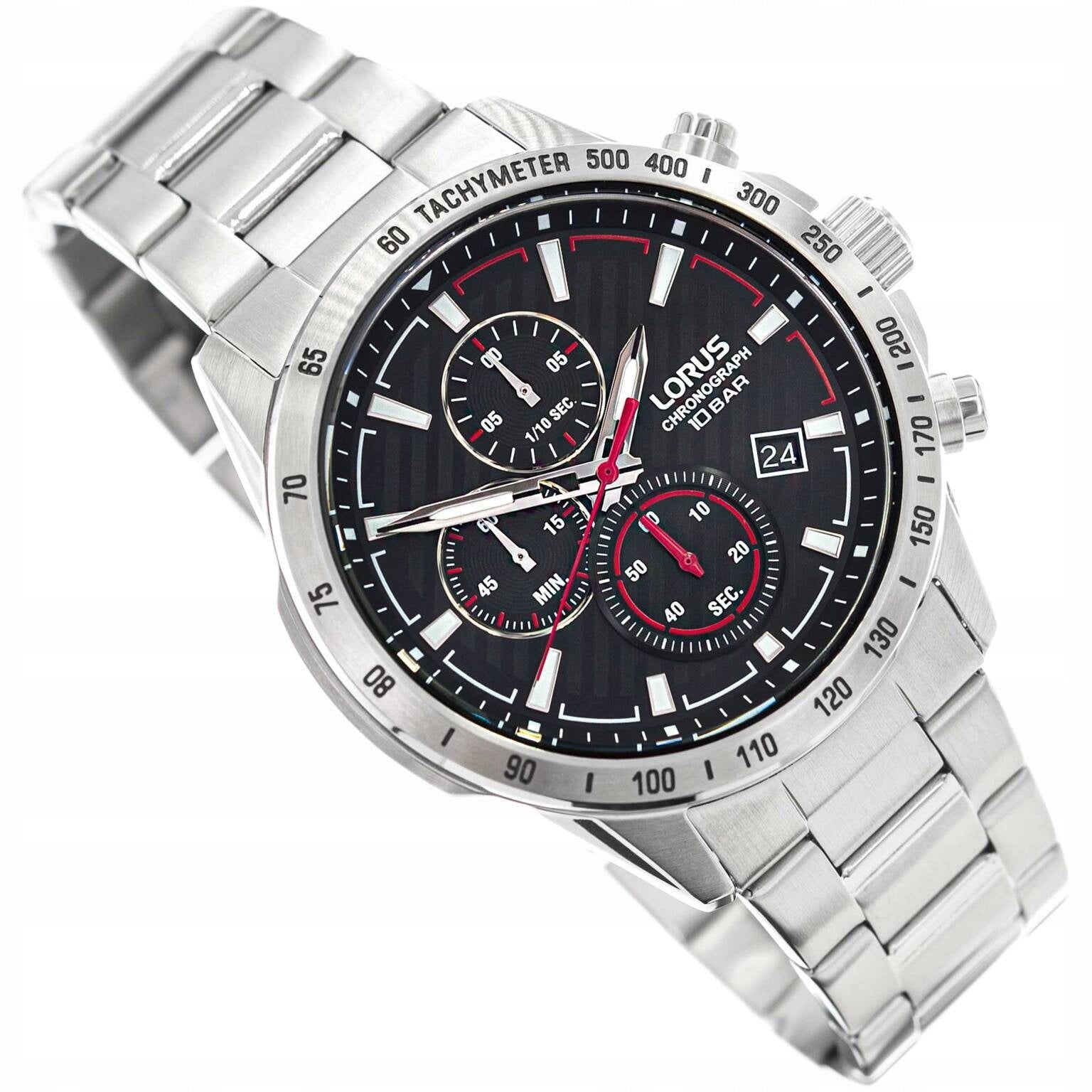WOMEN'S WATCH LORUS RM391HX9 ELEGANT BRACELET CHRONOGRAPH DATE 100M
