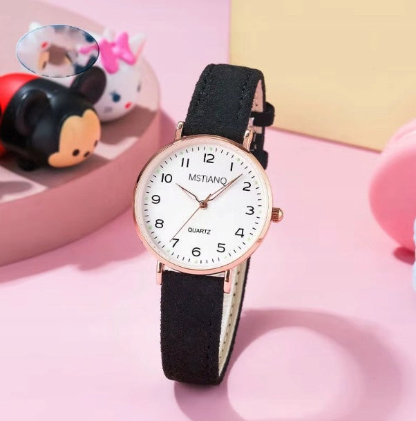 WOMEN'S WATCH MSTIANQ Black Strap Gold case Stylish Gift Product weight with unit packaging 0.1 kg