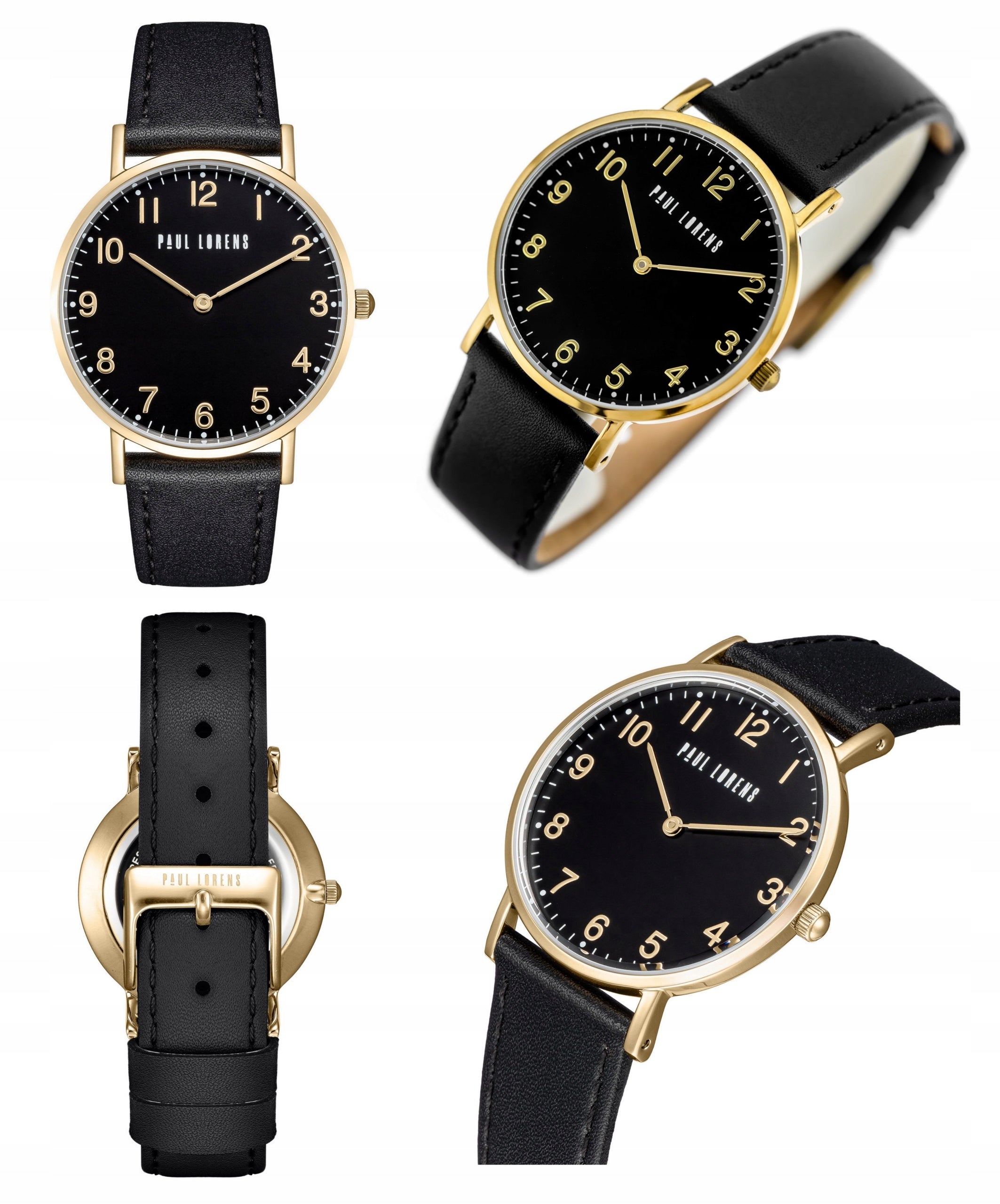 WOMEN'S WATCH PAUL LORENS CLARA digits leather +BOX +ENGRAVING Brand Paul Lorens