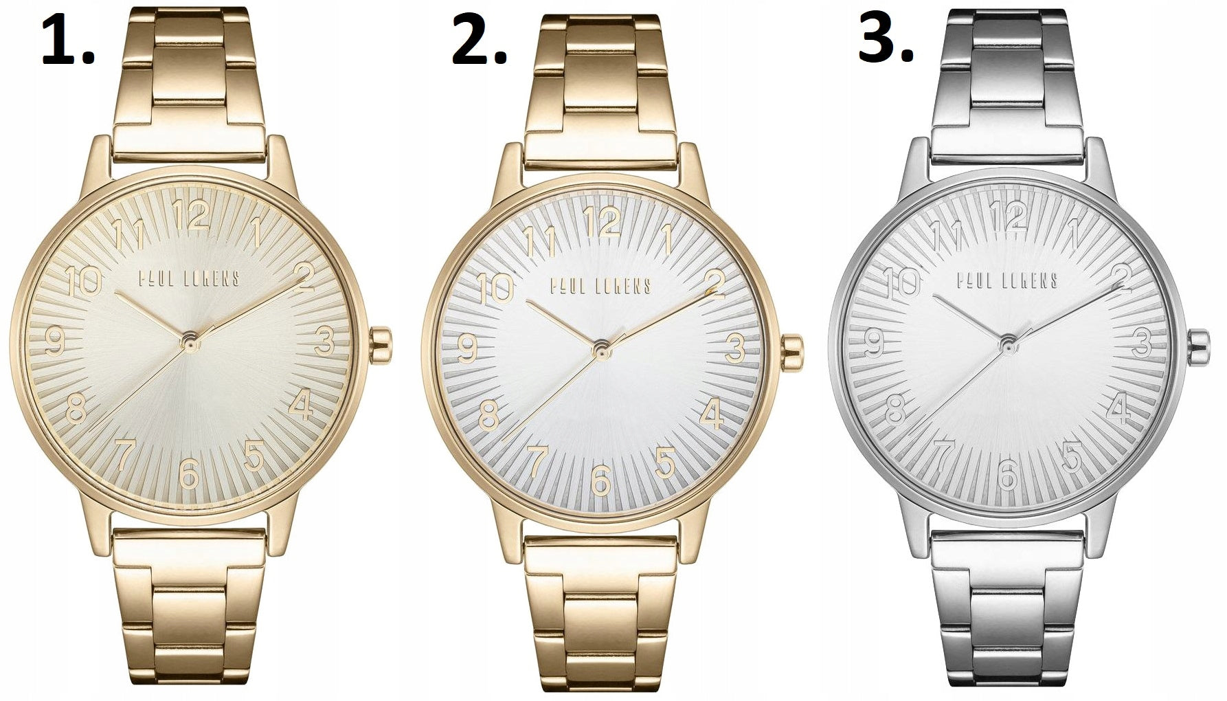 WOMEN'S WATCH PAUL LORENS PENNA NUMBERS + BOX ENGRAVING Brand Paul Lorens