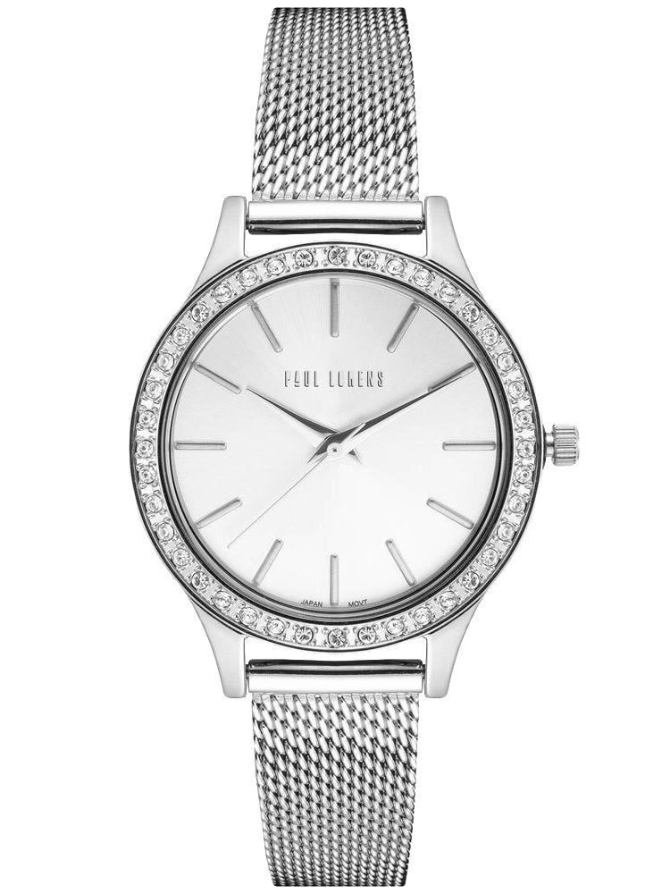 WOMEN'S WATCH PAUL LORENS - PL10482B2-3C1 Silver bracelet + BOX Brand Paul Lorens