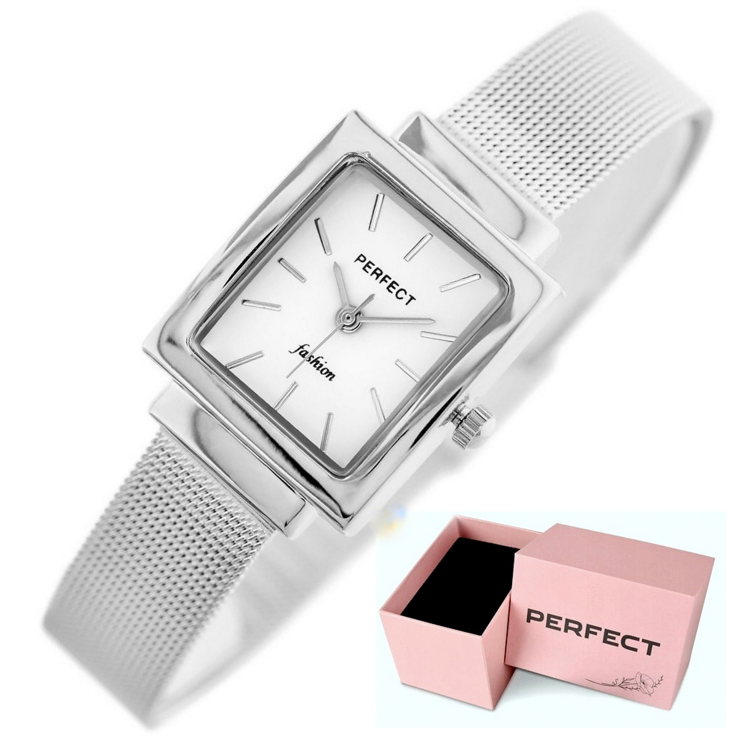 WOMEN'S WATCH PERFECT DUNE gold bracelet +BOX +ENGRAVING