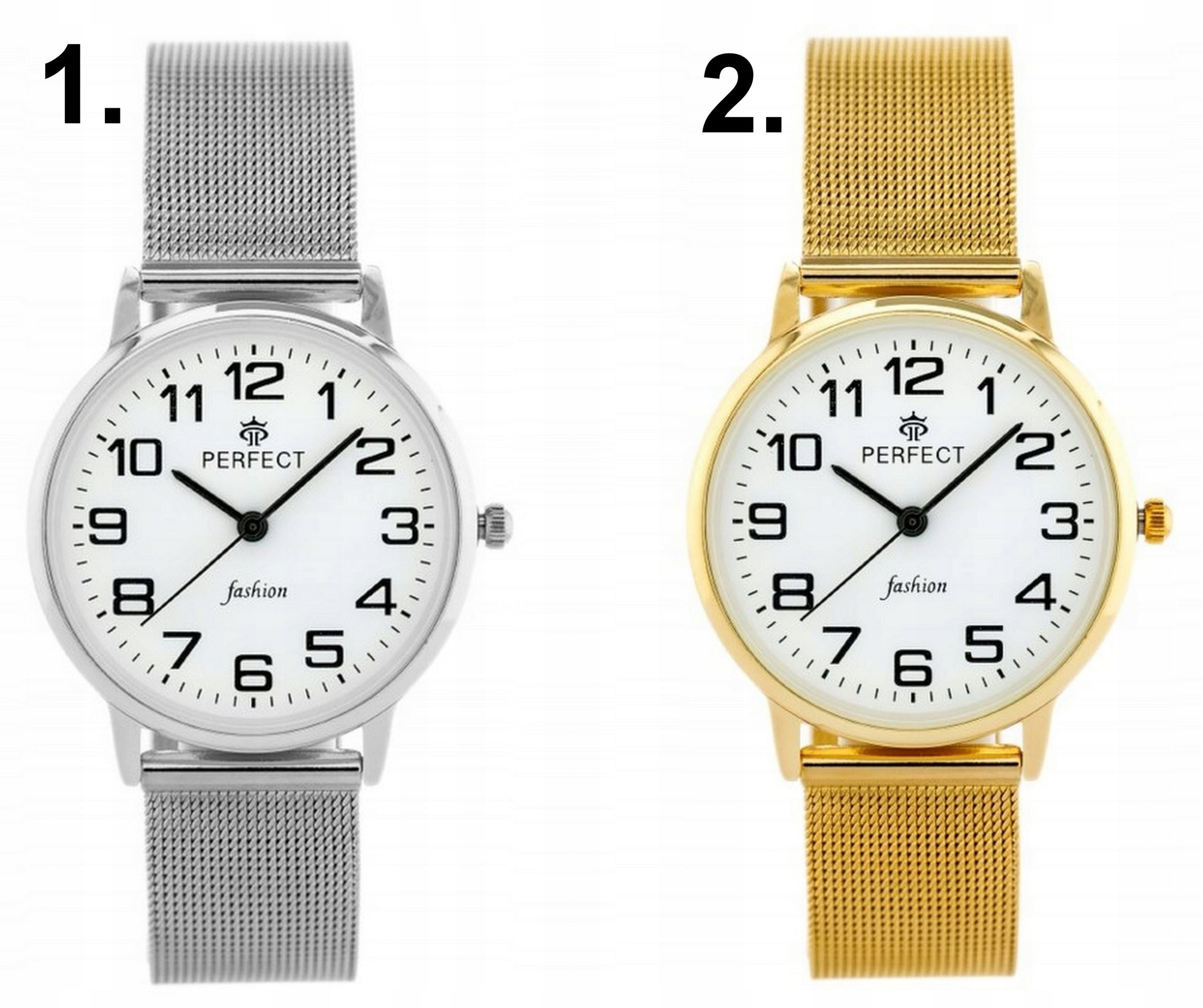 WOMEN'S WATCH PERFECT MORGANA +BOX + ENGRAVING classic numbers silver Brand Perfect