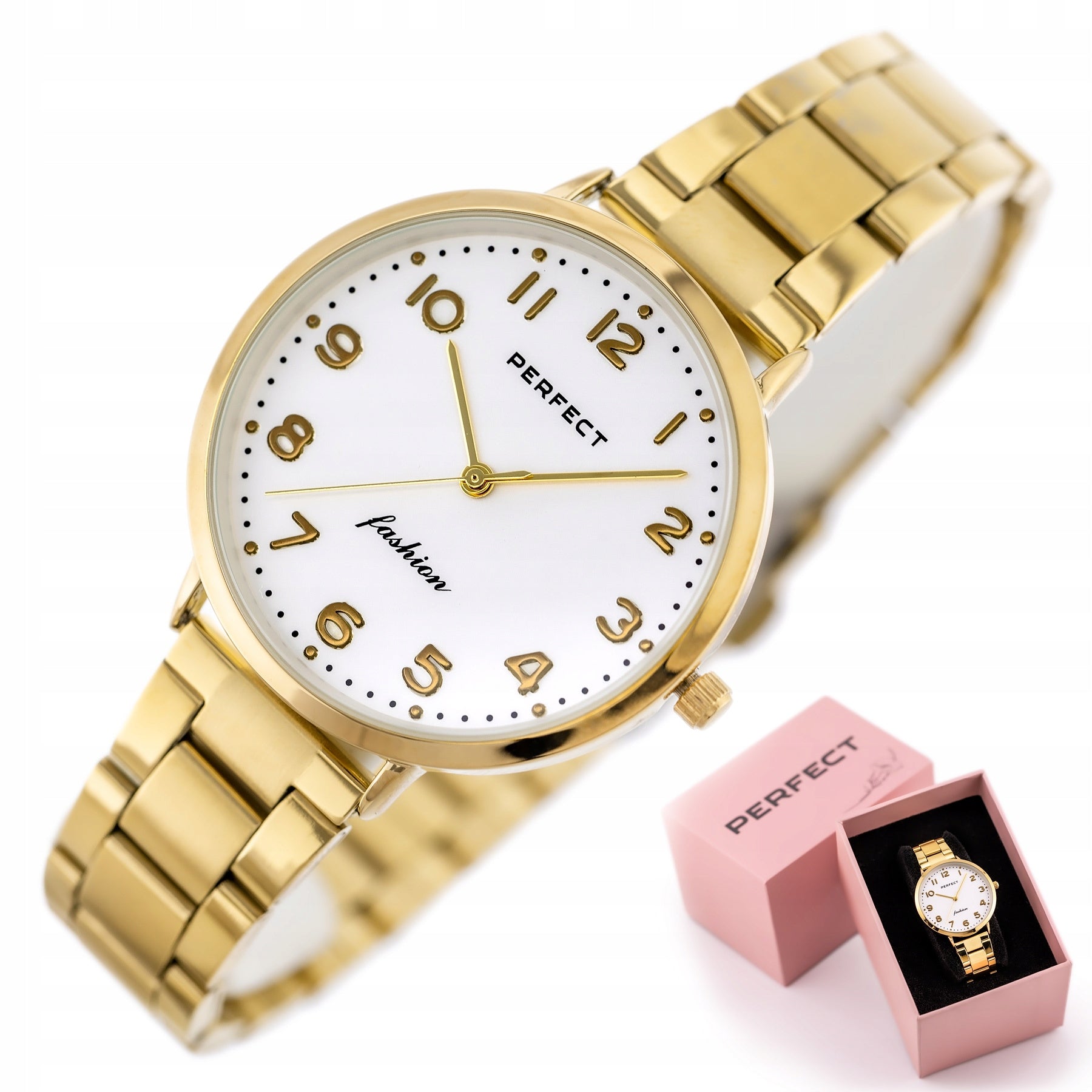 WOMEN'S WATCH PERFECT VERONA bracelet digitS +BOX +ENGRAVING