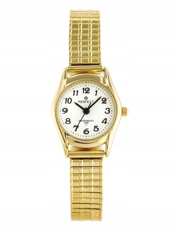WOMEN'S WATCH PERFECT X133 Gold bracelet with elastic band stretch elastic