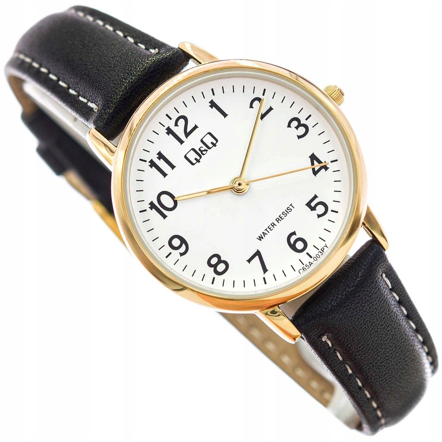 WOMEN'S WATCH QQ C65A-003PY CLEAR CLASSIC ON MINIMALIST STRAP