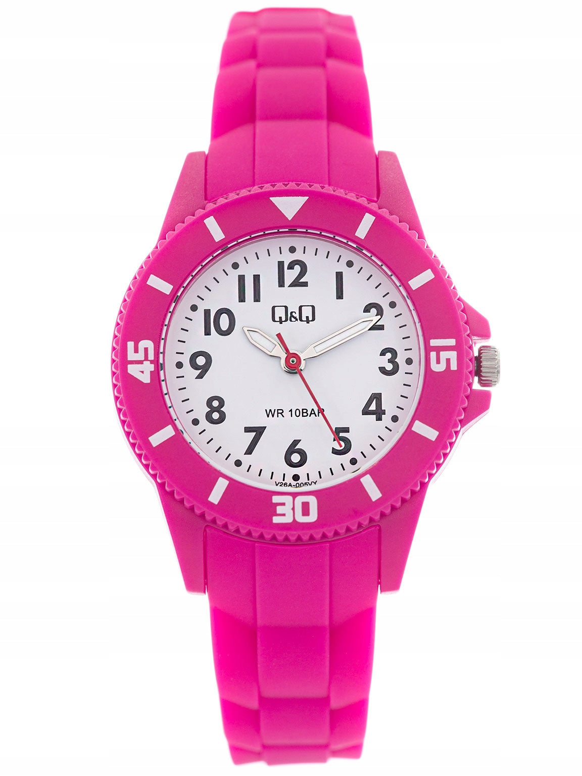 WOMEN'S WATCH QQ V26A-005VY PINK YOUTH CASUAL 100M Brand Q&Q
