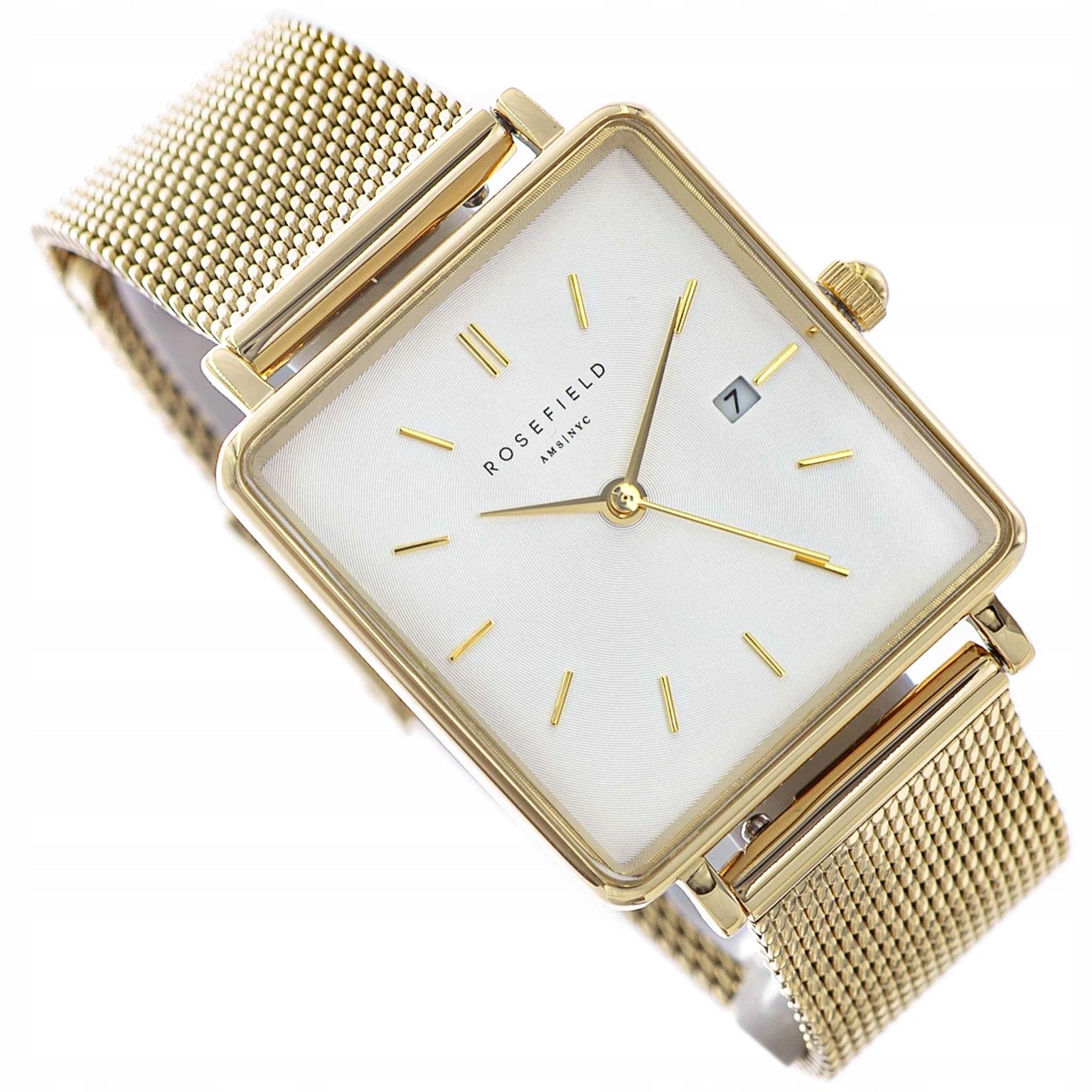 WOMEN'S WATCH ROSEFIELD QWSG-Q03 BOXES ON MESH BRACELET