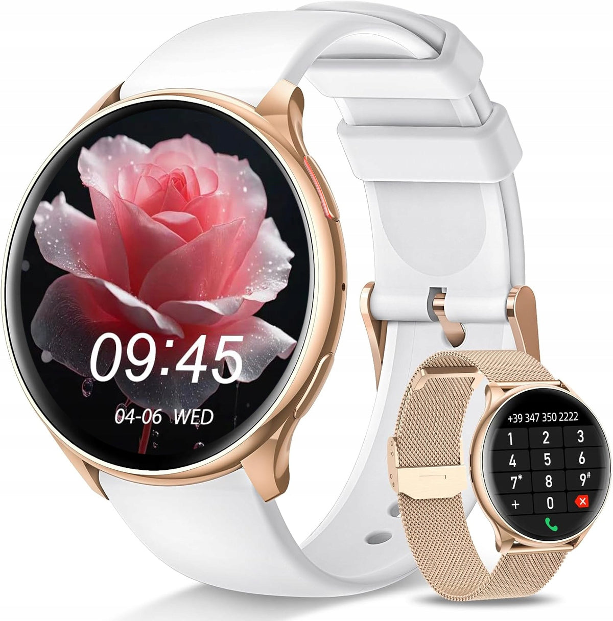 WOMEN'S WATCH SMARTWATCH AMOLED EKG SUGAR MEASUREMENT PRESSURE TEMPERATURE Brand Lazird