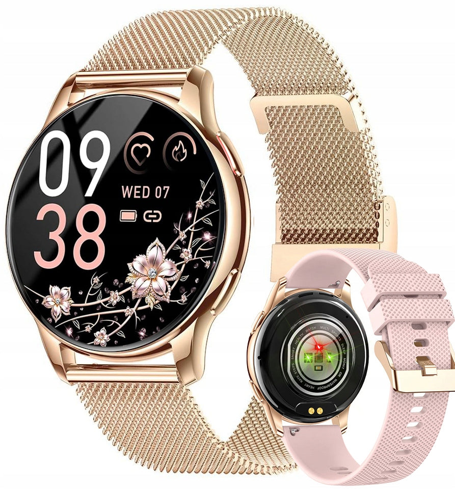 WOMEN'S WATCH SMARTWATCH AMOLED EKG SUGAR MEASUREMENT PRESSURE TEMPERATURE Packaging status original