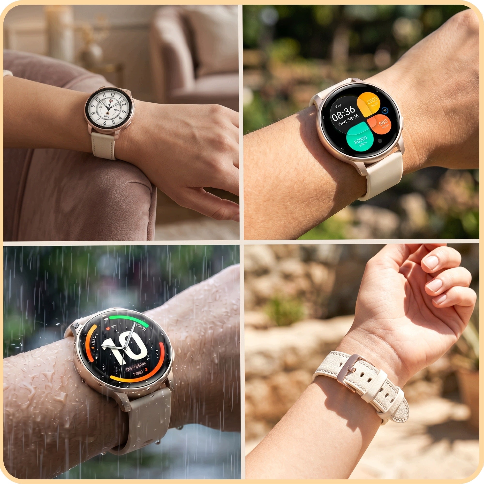 WOMEN'S WATCH SMARTWATCH GPS WATERPROOF PULSE PRESSURE AMOLED MENU Polish Manufacturer code BTY25v601b