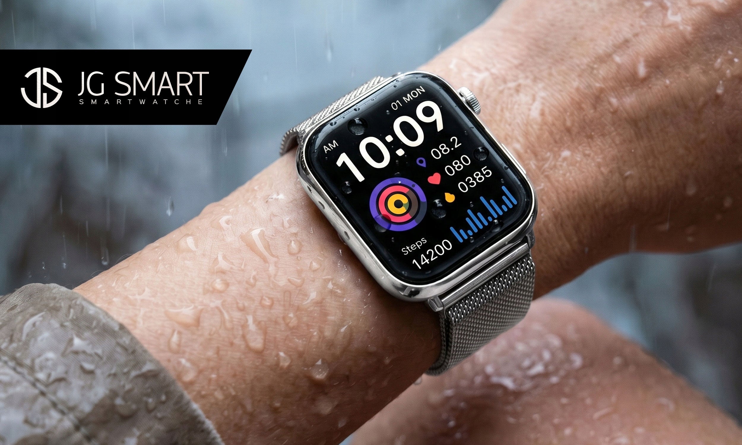 WOMEN'S WATCH SMARTWATCH TALK SMS MENU PL PRESSURE HEART RATE OXYGEN 2 STRIPES Packaging status original