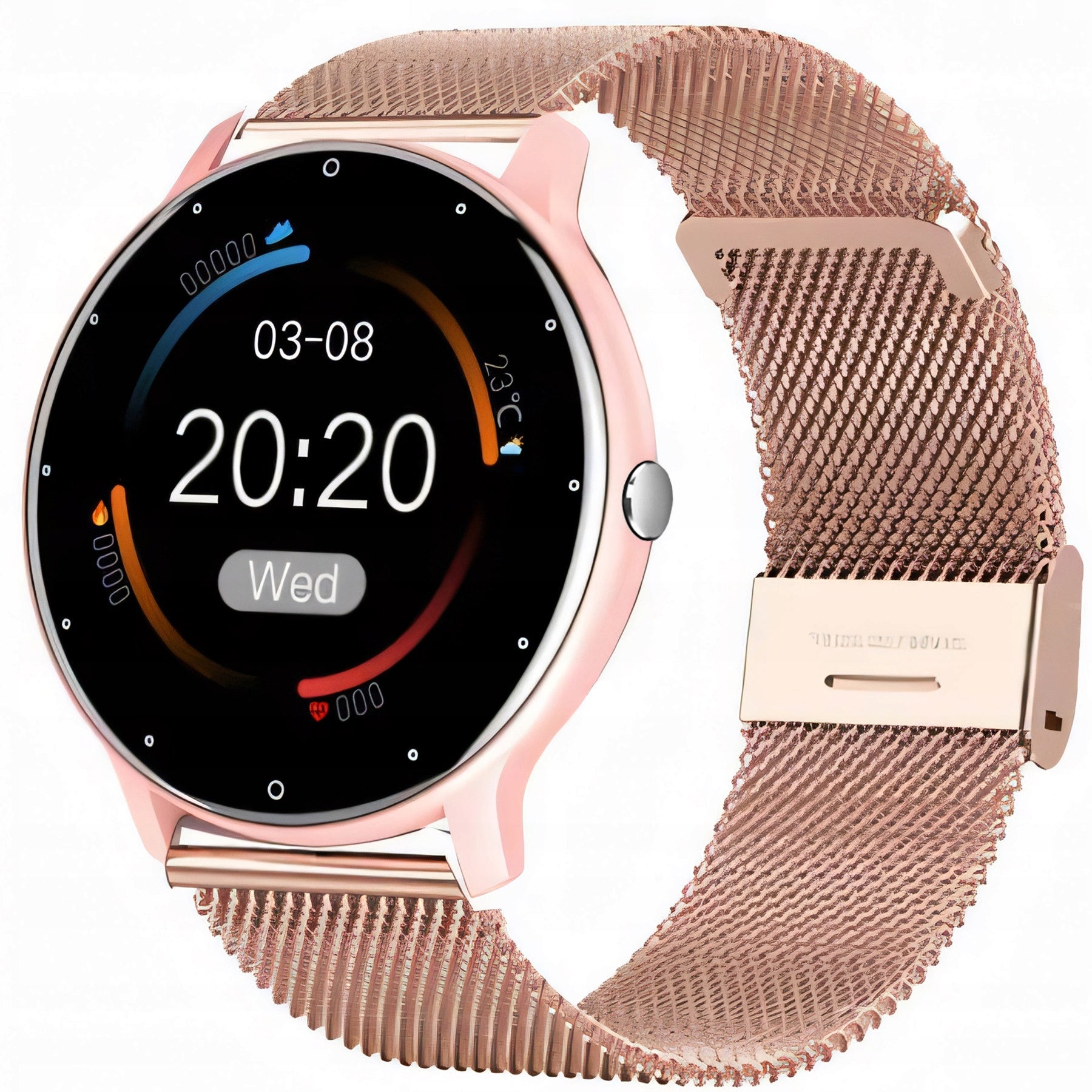 WOMEN'S WATCH SMARTWATCH WATERPROOF DISPLAY IPS PL MENU SPORT TALK Packaging status original