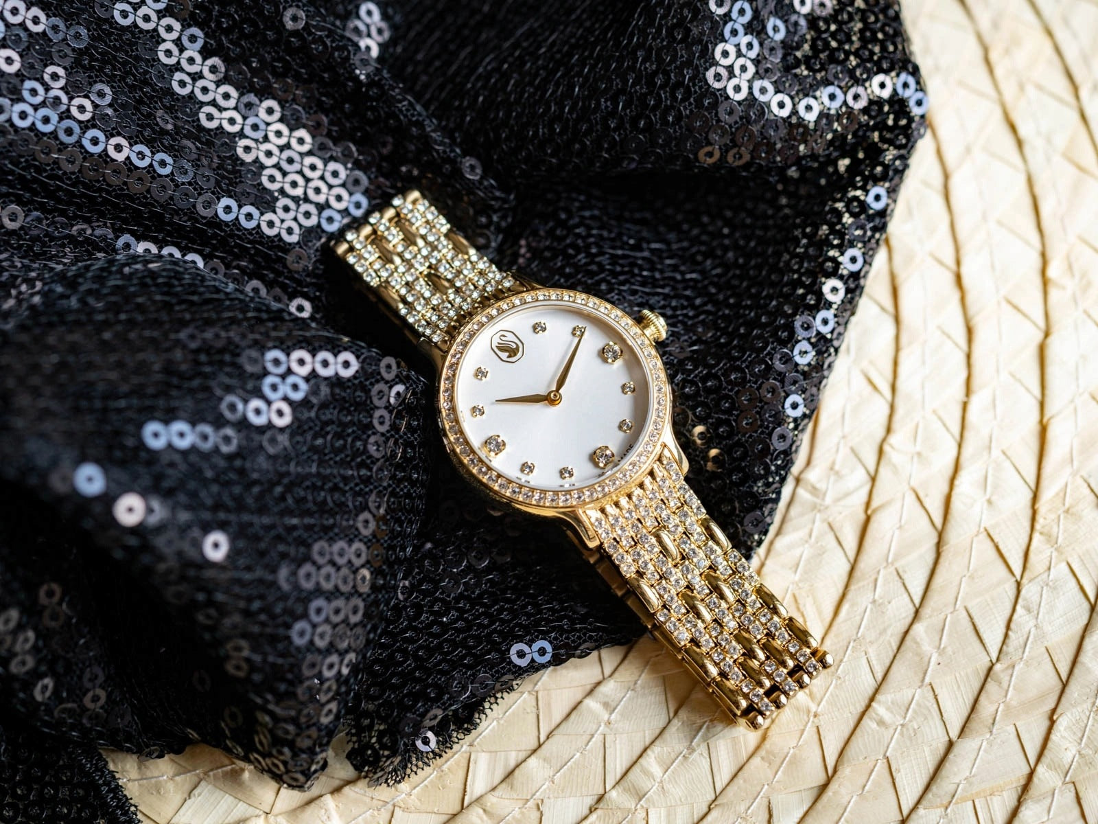 WOMEN'S WATCH SWAROVSKI 5718169 IMBER GOLD ON BRACELET 50M Brand Swarovski