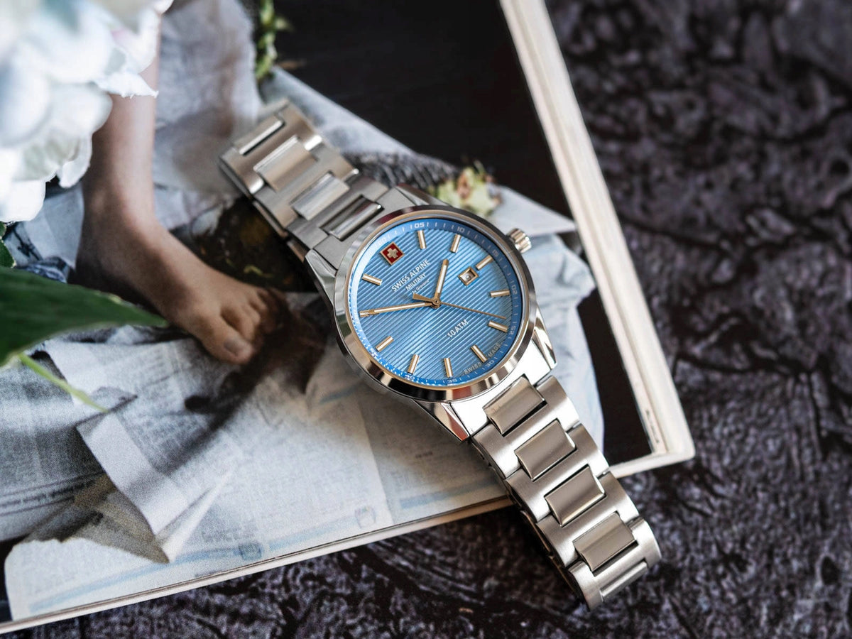 WOMEN'S WATCH SWISS ALPINE MILITARY SAM7767.1131 ARGOS DATOWNK NEOBRITE Brand Swiss Alpine Military