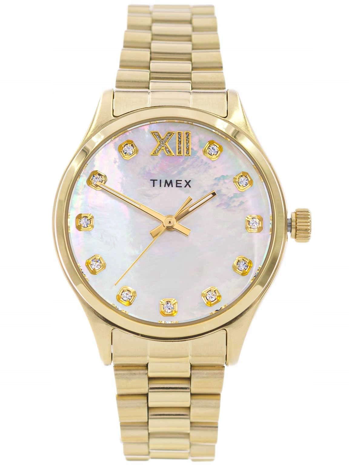 WOMEN'S WATCH TIMEX TW2W85400 LEGACY GOLD ON NEOBRITE BRACELET Packaging status original