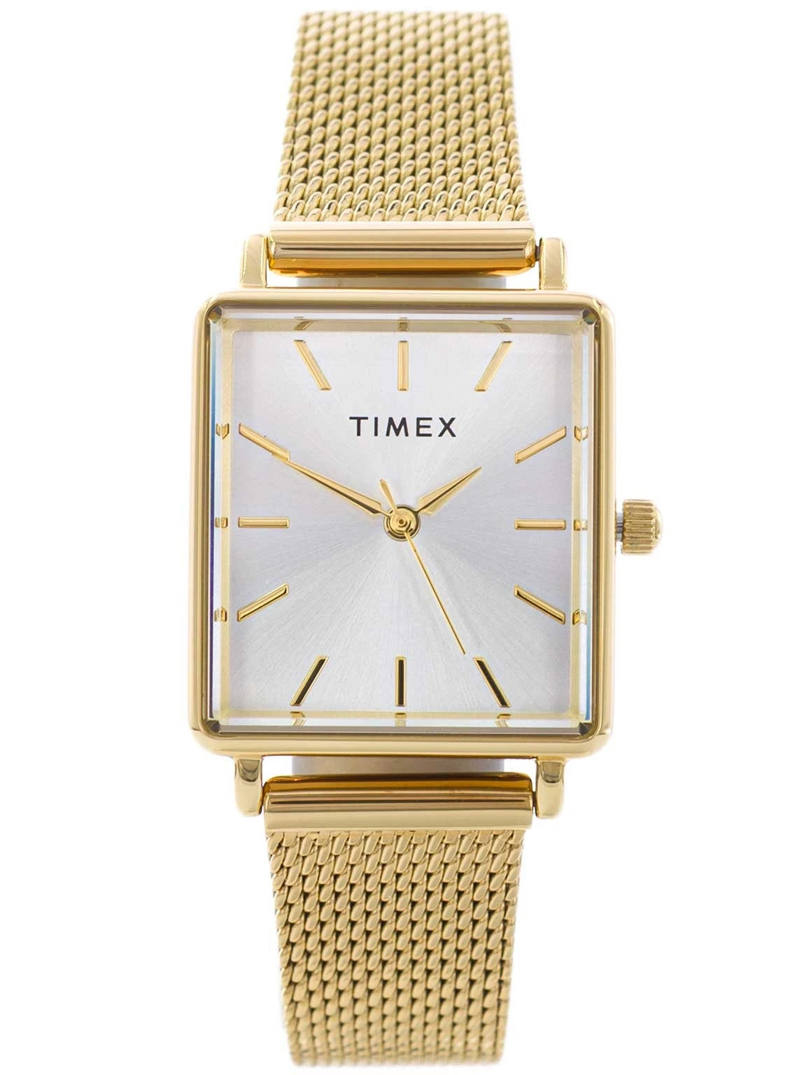 WOMEN'S WATCH TIMEX TW2Y26100 TRANSCEND GOLD ON MESH BRACELET Packaging status original