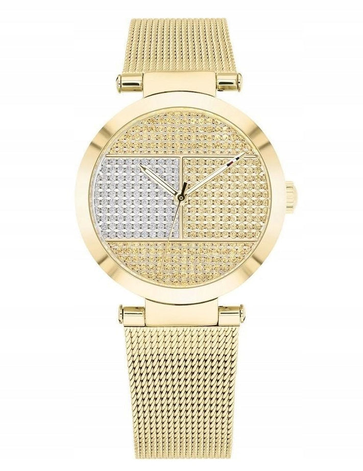 WOMEN'S WATCH TOMMY HILFIGER 1781867 LYNN GOLD ORIGINAL + BOX