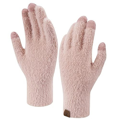 WOMEN'S WINTER GLOVES FOR TOUCH SCREENS IMITATION MINK FOR HOME Brand no brand
