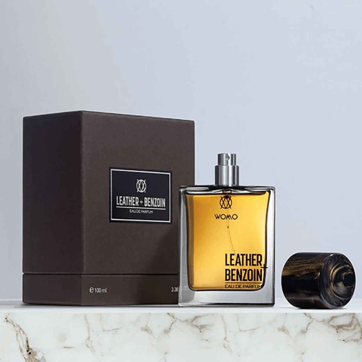 WOMO Leather+Benzoin perfume for men Eau de Parfum 100 ml Brand Womo