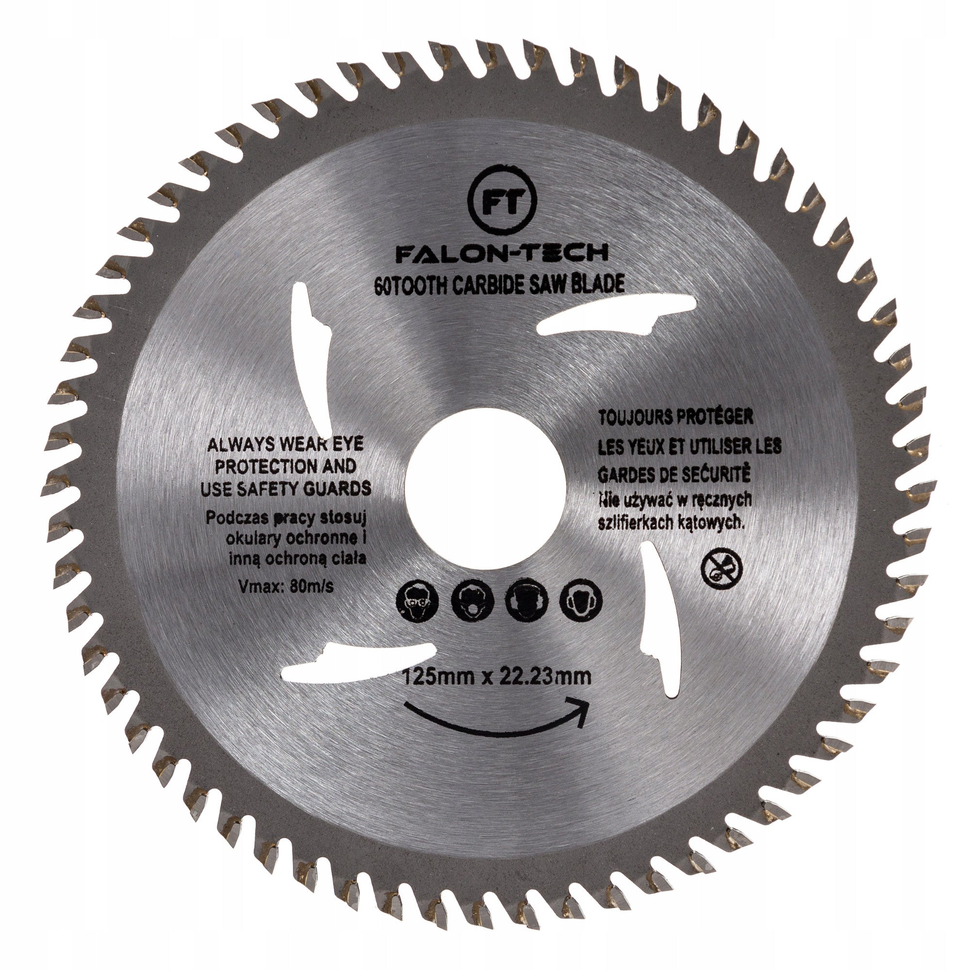 WOOD AND PLATE CUTTING DISC TREES 125mm 60T SAW BLADE Manufacturer code 2534523523344
