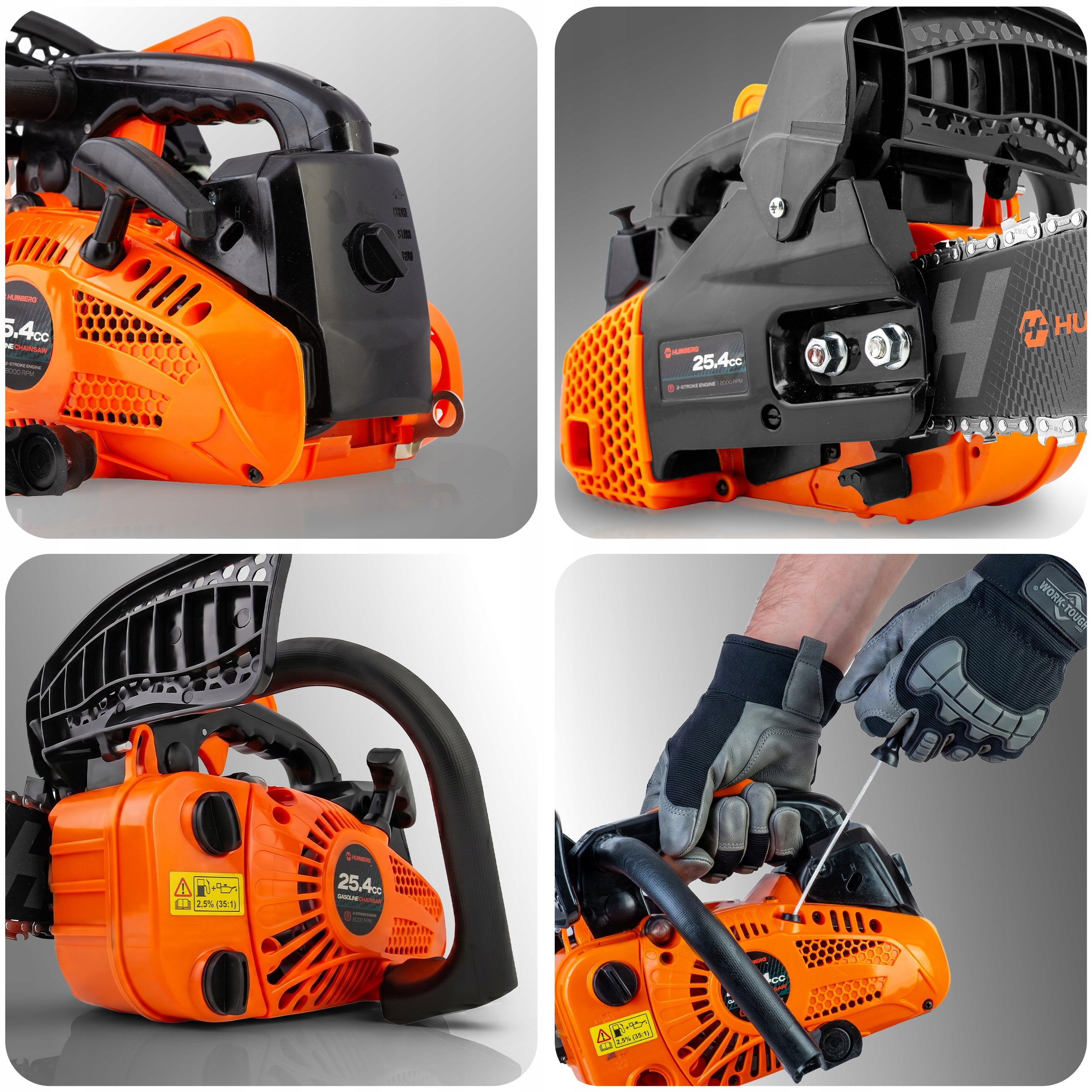 WOOD CHAINSAW 10" + 2 GUIDES + 2x CHAIN + OIL Number of batteries 1