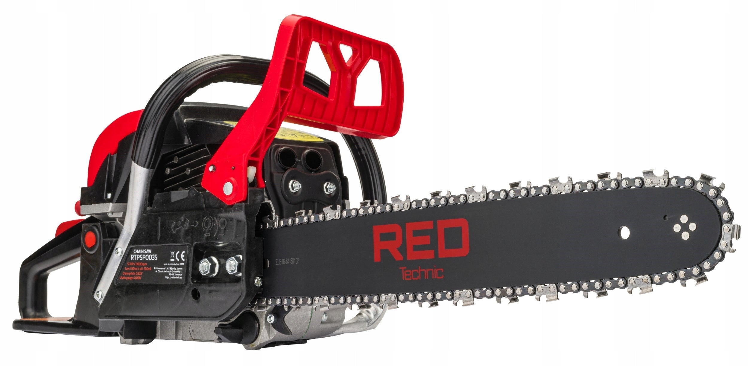 WOOD COMBUSTION SAW 5,7KM CHAINSAW +2CHAIN +2WIRE +3OIL Device weight 5.4 kg