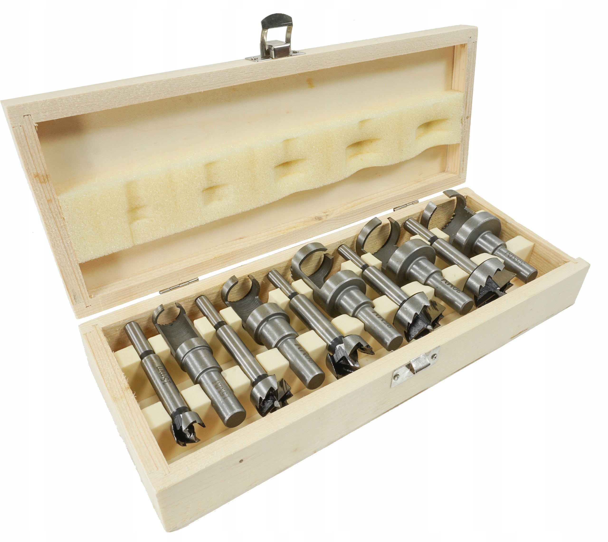 WOOD CUTTERS CAN DRILL BITS 10 PCS TREES 15-35mm Manufacturer code V05066