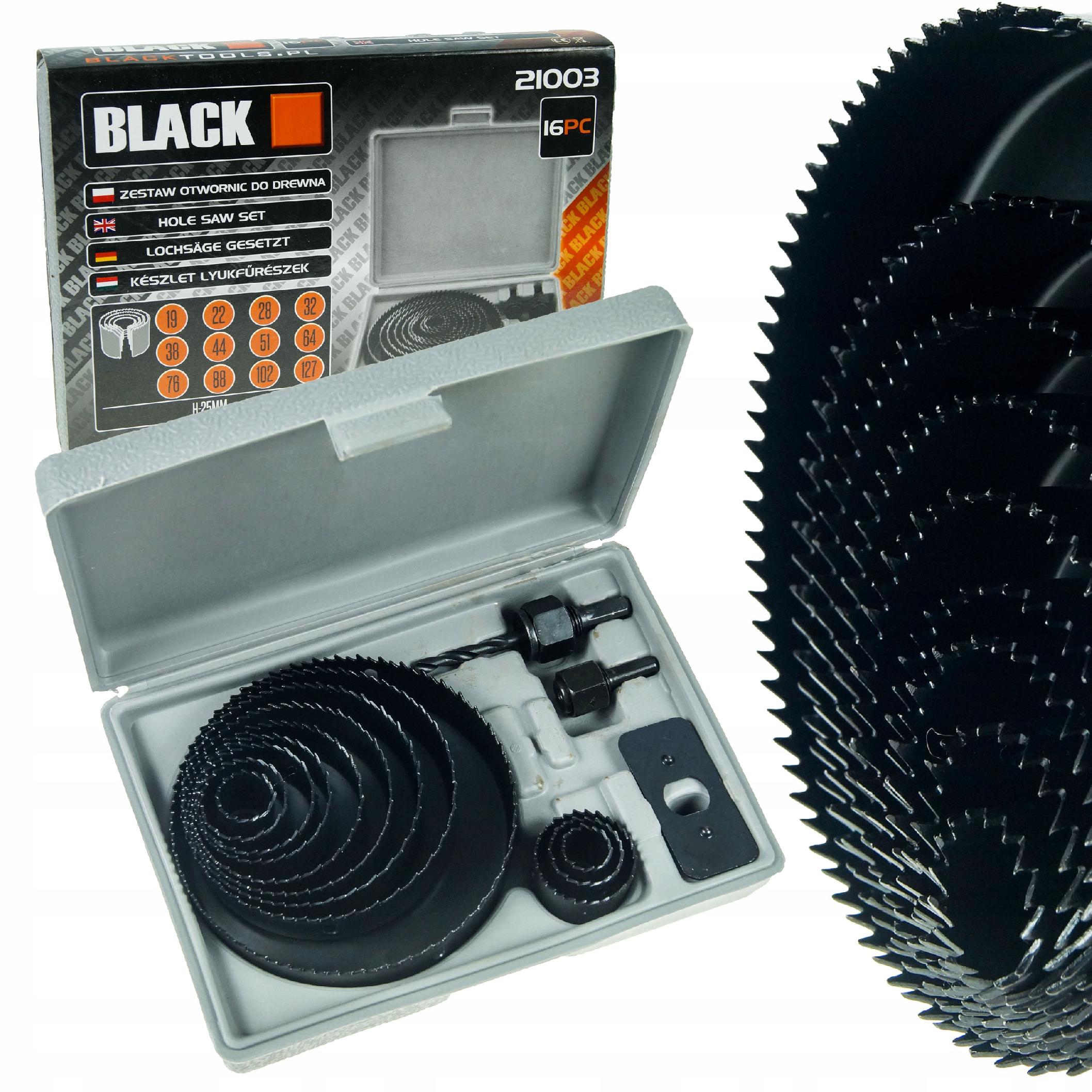 WOOD FORAMINIFERA CUTTERS 16 EL19-127MM BLACK TOOLS