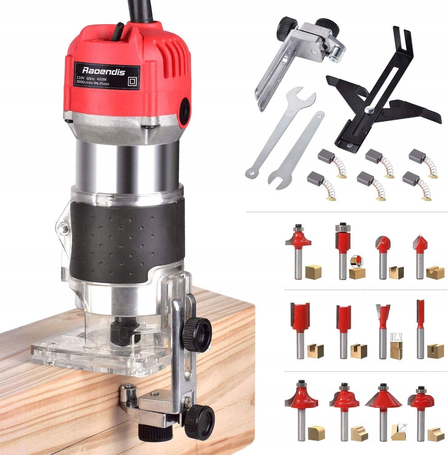 WOOD MILLING MACHINE HIGH SPINDLE VERTICAL MANUAL FOR EDGE +MILLING 800W