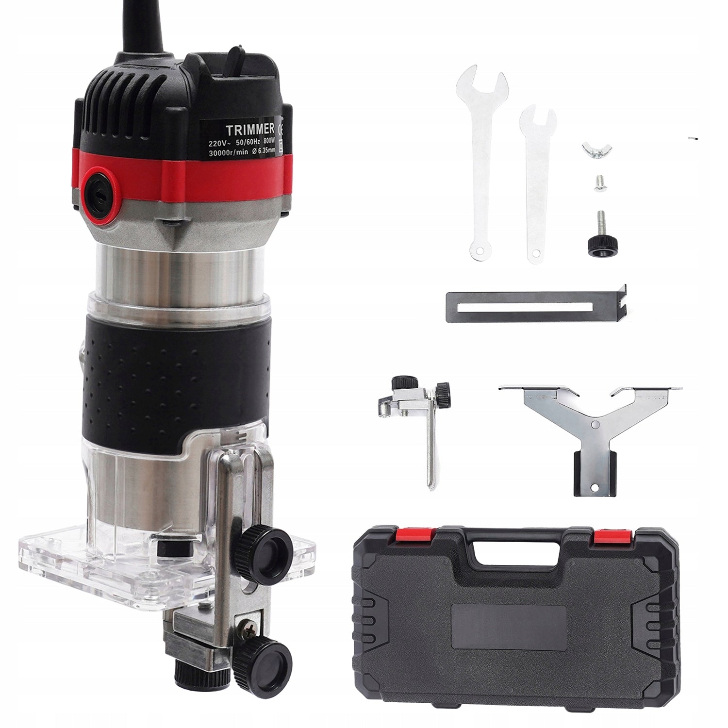 WOOD TRIMMER MILLING MACHINE ELECTRIC HANDHELD 800W 30000RPM