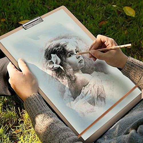 WOODEN ART DRAWING BOARD A3 45X60CM SKETCHING METAL Manufacturer code Producent niezależny