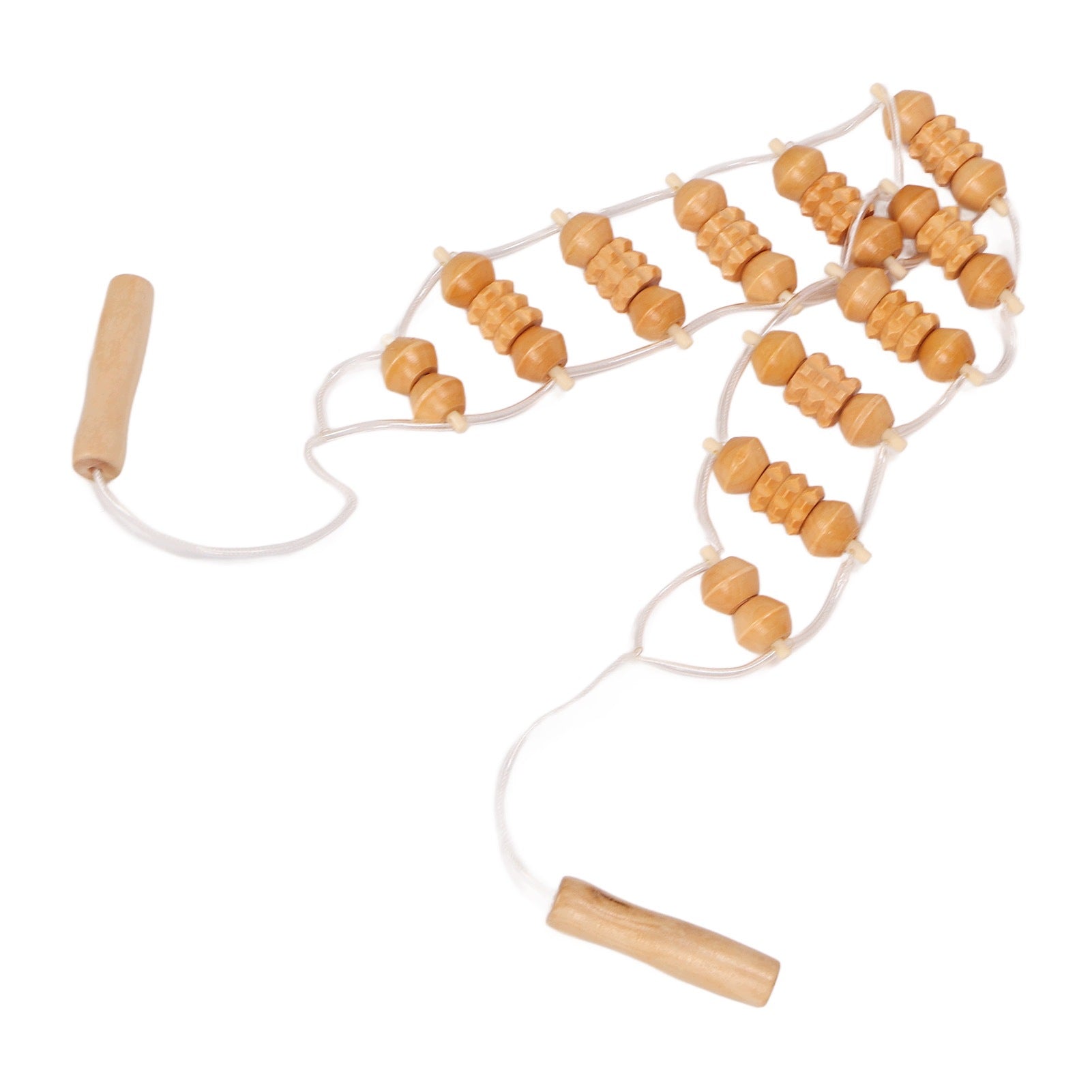 WOODEN BACK BODY MASSAGER HANDMADE MASSAGE BALLS ROLLER Brand no brand
