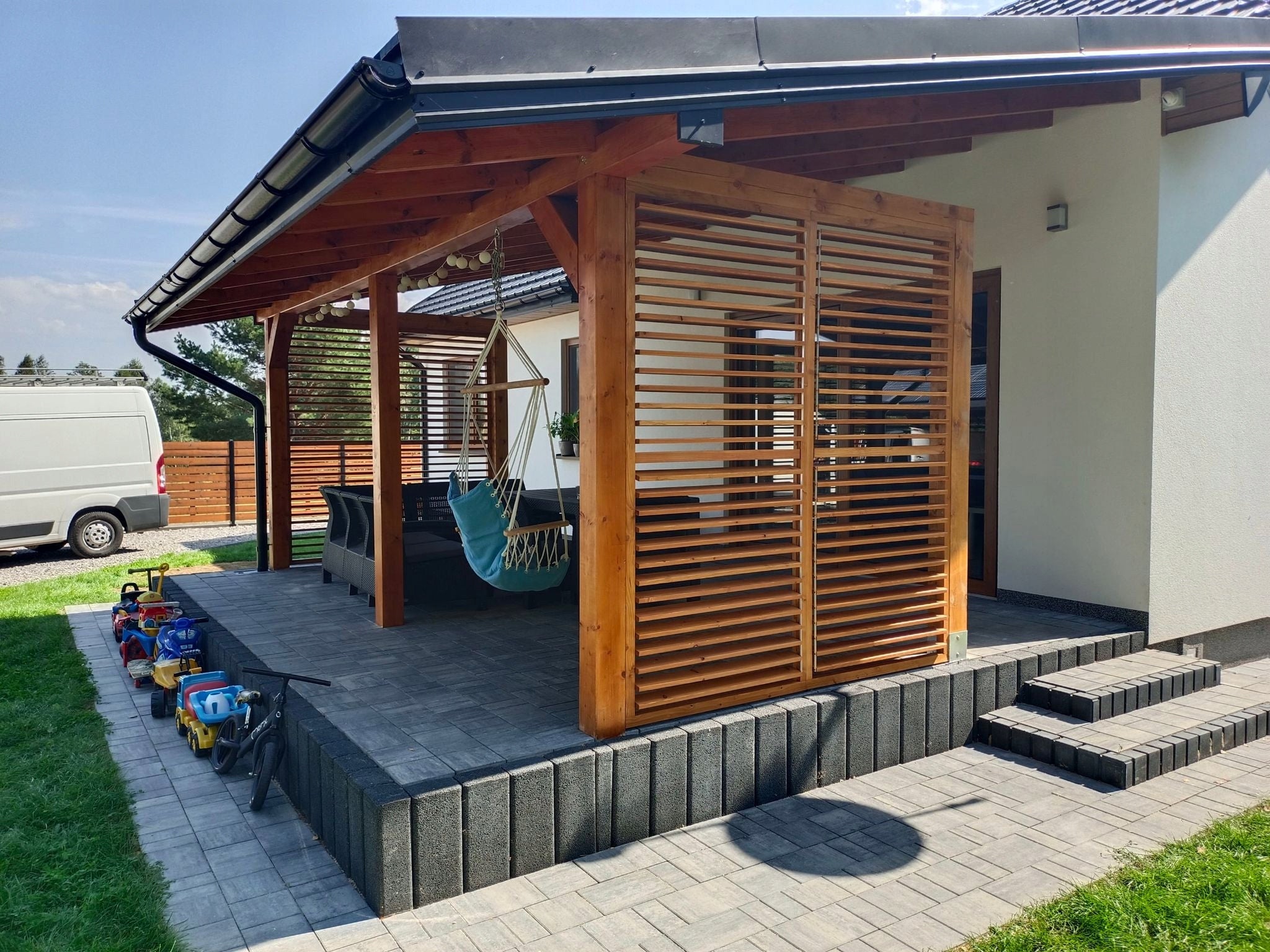 WOODEN BLINDS EXTERNAL MOVABLE BOARDS TO SIZE MANUFACTURER Height 300 m